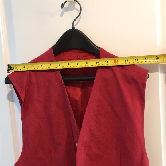 Tip Top jacket and vest in red. - Picture 8 of 12